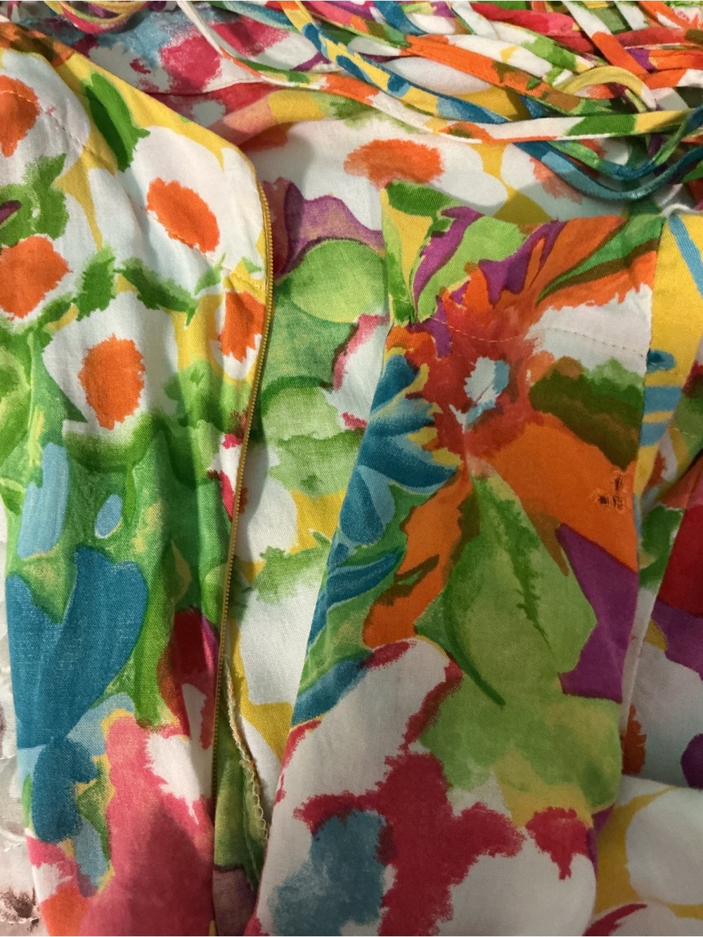 Howard Wolf Women’s Floral Print Design, Strappy Back Maxi Dress - Picture 10 of 14
